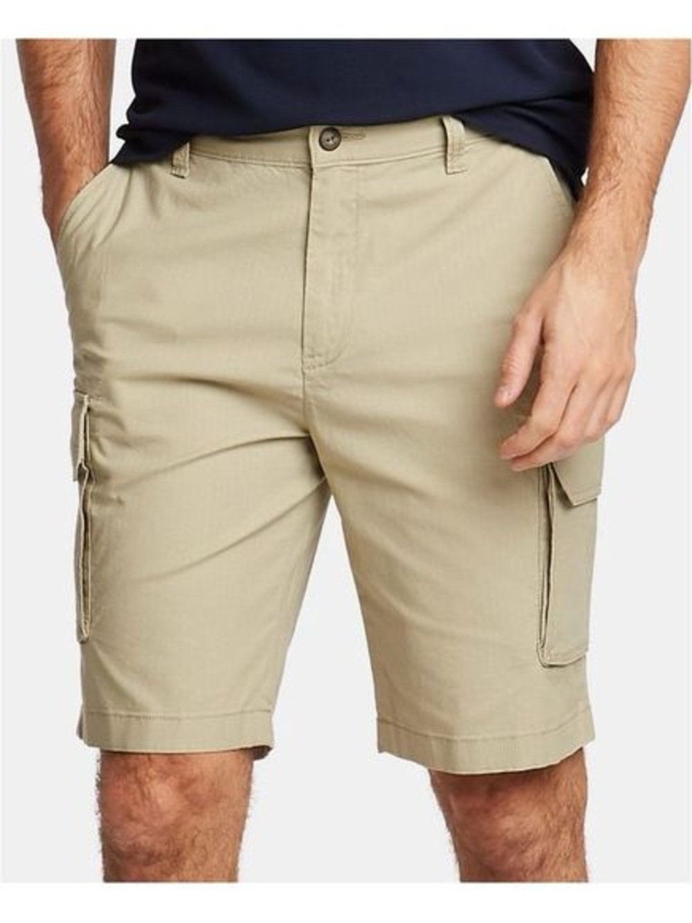 NAUTICA Men’s Khaki Cargo Shorts 9” Inseam